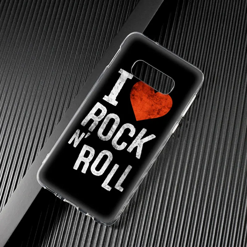 Мягкий силиконовый чехол Rock roll с черепом для Samsung Galaxy Note 10 Pro 9 8 5 M30S M40 S10E S10 5G S9 S8 Plus S7