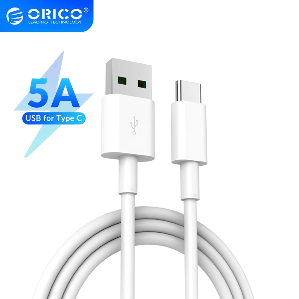 ORICO USB type c кабель для зарядки 5A QC 3 0 и синхронизация данных телефон зарядный провод