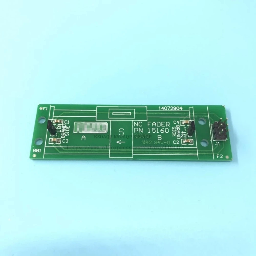 NC фейдер Холла сенсор PCB в сборе для RANE TTM57sl, TTM56, TTM56s DJ смеситель, PN15160 - Цвет: WITH LOGO