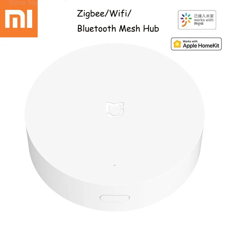 Xiaomi mijia multi-modo inteligente gateway 3 voz automação de controle remoto trabalho com zigbee 3.0 wifi bluetooth mesh dispositivos inteligentes
