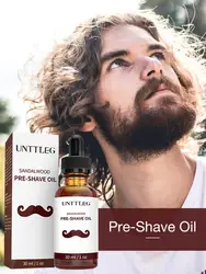 30ml Pre-shave Oil Soft Skin Smooth Shave And Beard Care Moisturizing Oil Avoiding Beard Knots Beard Growth Essence