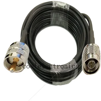 

UHF PL259 Plug Male to N male Plug 50-3 Coaxial Pigtail Cable Wifi Antenna RG58 50cm 1m 3m 5m 10m 15m 20m 30m