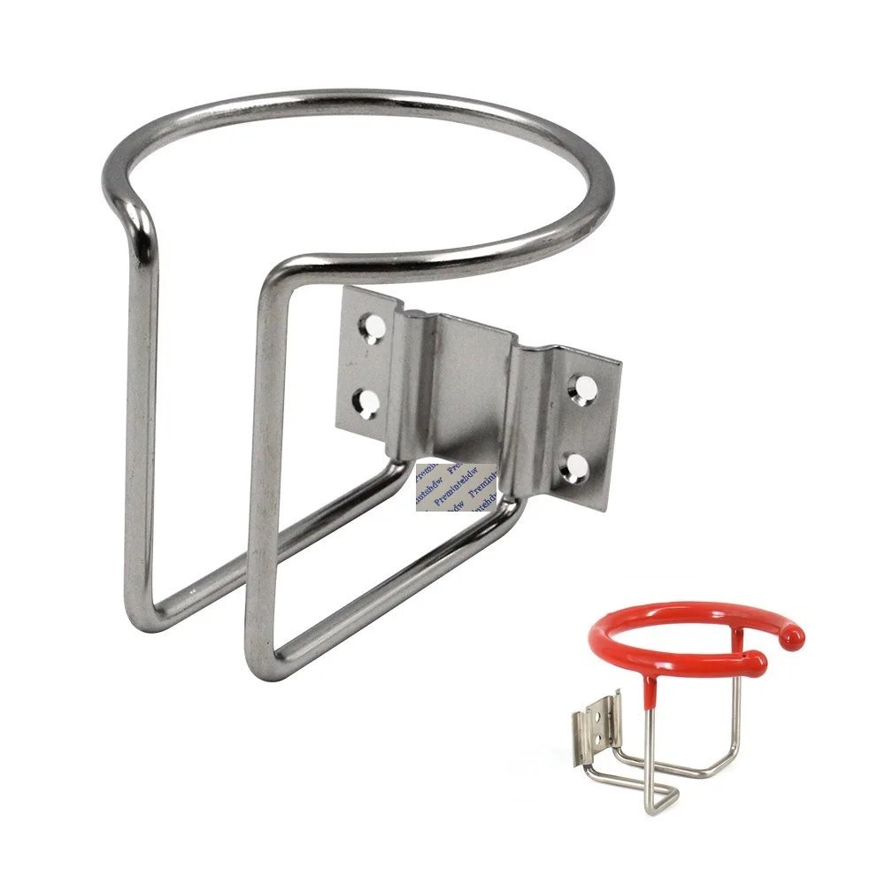 304 Stainless Steel Wire Wall Mount Beverage Drink Can Cup Holder Rack