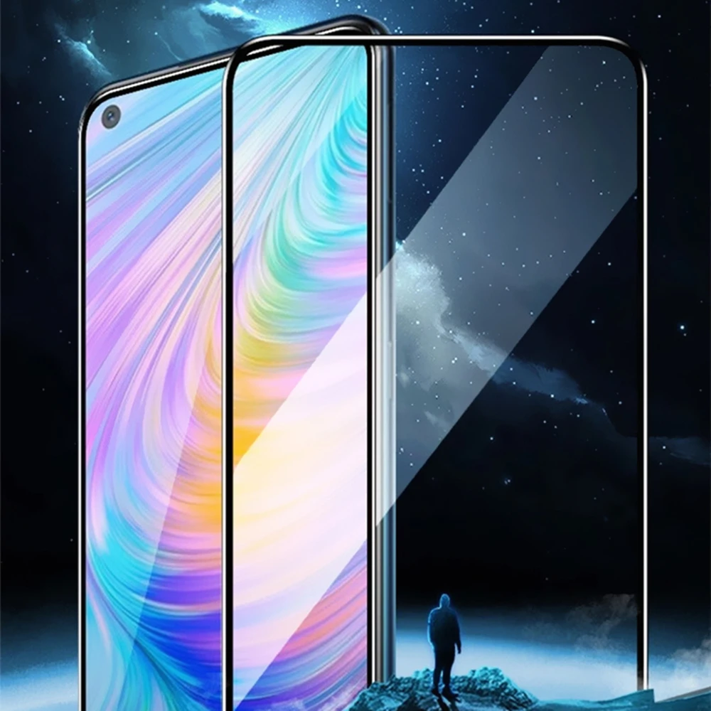 3 Pezzi Vetro Temperato Per Realme 8 5G (RMX3241) - Pellicola Protettiva 9H Anti Graffio, Ultra Resistente