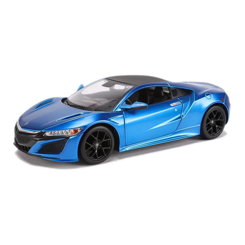[Maisto] 1: 24 NSX модели брелок для автомобильных ключей, модель Acura спортивный автомобиль игрушка в подарок украшения