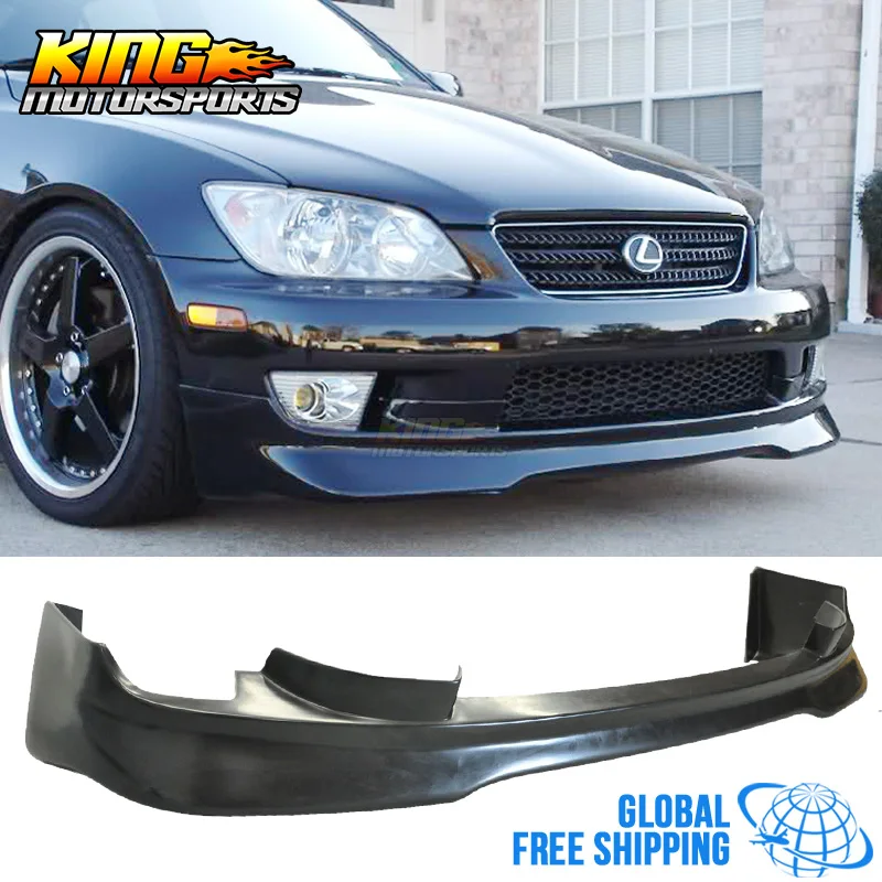 For 01-05 Lexus IS300 AMS Style Front Bumper Lip Spoiler Body Kit