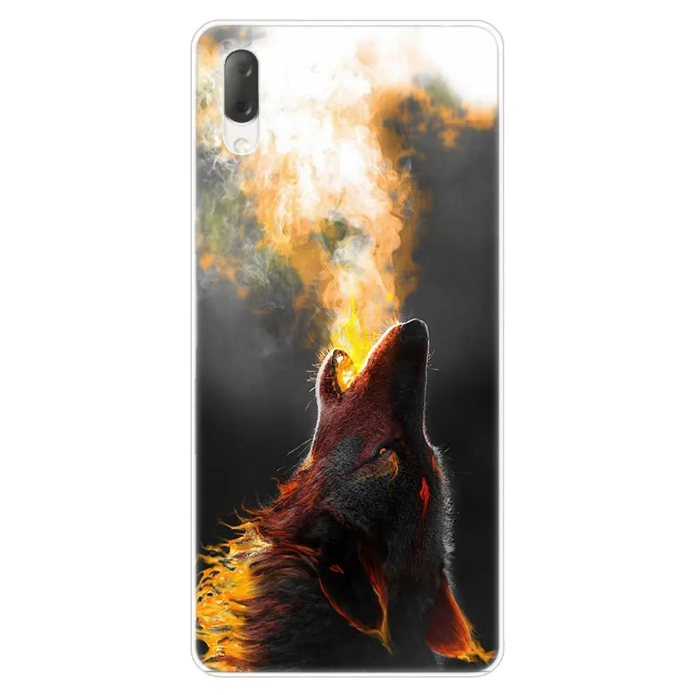 Животных "Волк" модная жесткий чехол для Sony Xperia L1 L2 L3 X XA XA1 XA2 XA3 ультра 10 плюс E5 XZ XZ1 XZ2 компактный XZ3 XZ5 2 20 крышка