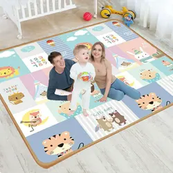 Tapis de jeu pliant pour bébé, 200x180cm, pour chambre de bébé, tapis de développement 