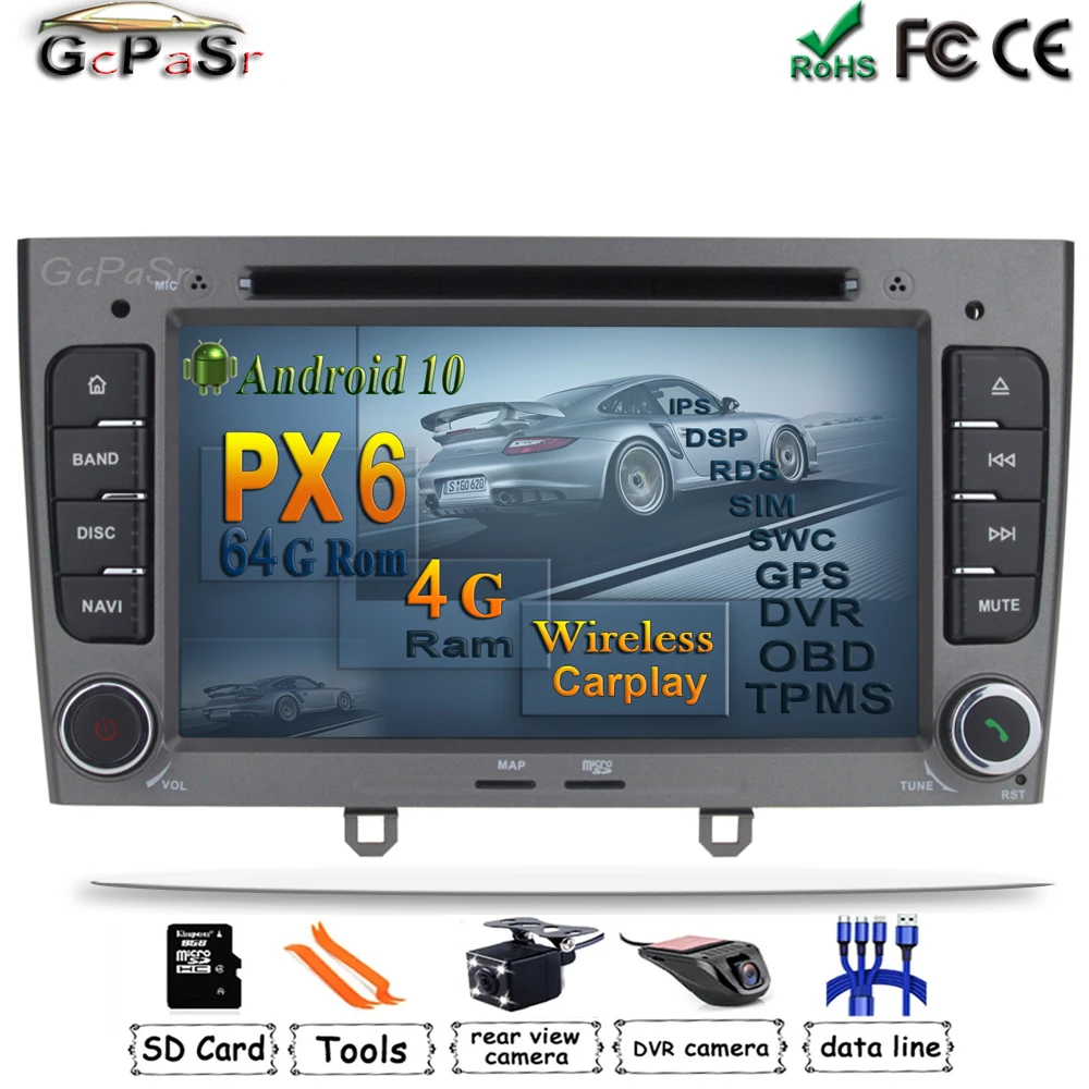PX6 Android 10 для Renault Duster Dacia Logan Sandero Xray 2 авто радио Автомобильный мультимедийный