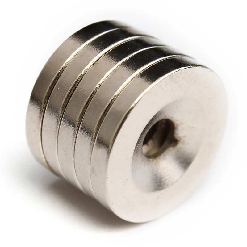 

5Pcs N52 Disc Magnets Neodymium Rare Earth Magnet Magnetic 20x3mm with Hole 5mm