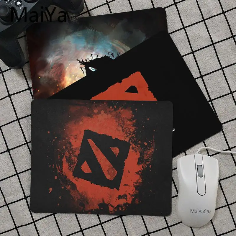 Maiya Top Quality DOTA2 LOGO Gamer Speed Mice Retail Small Rubber Mousepad Selling Wholesale Gaming Pad mouse | Компьютеры и офис