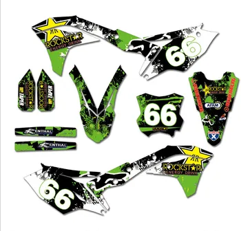 

Graphics Decals Stickers Free Customized Numbers & Names For Kawasaki KXF250 KXF450 KX250F KX450F 2017 2018 2019 250KXF 450KXF
