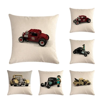 

MACO car model cushion cover old car racing car pillow cover car chair sofa home decoration pillow case 45x45cm