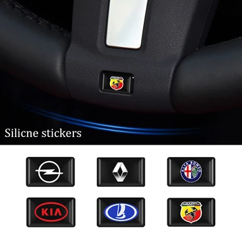 

10 PCS Car Styling Small Decorative Badges Bucket Steering Wheel For Toyota corolla camry 2008 2009 2018 Car Styling Accessories