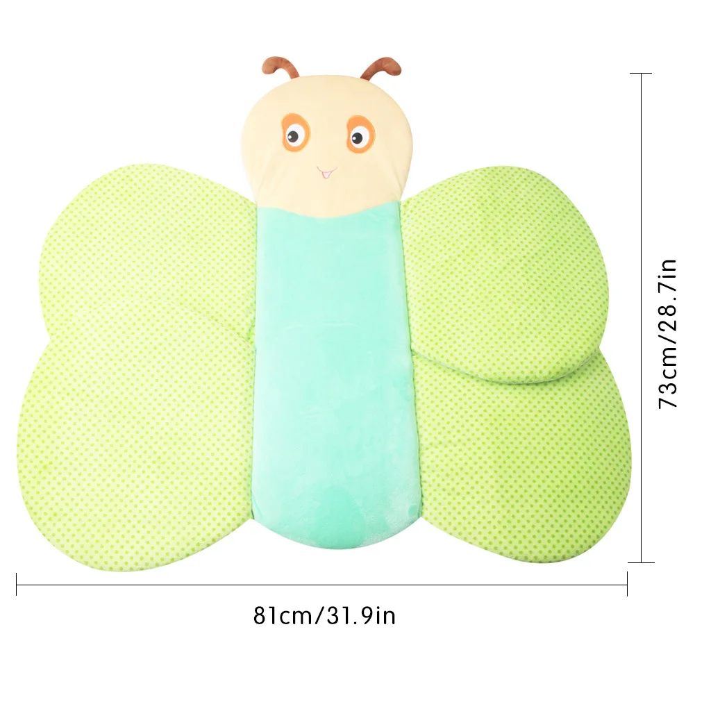 80 см подушка для детской душевой коврик детская подушка для душа милый Подсолнух пчела нескользящий коврик для ванной для новорожденных Детская ванна для 0~ 6 месяцев