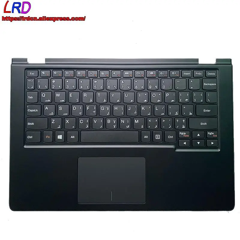 

New Original Palmrest Black Upper Case With Arabic Keyboard Touchpad for Lenovo Yoga2 11 Yoga 2 C Cover 90204994