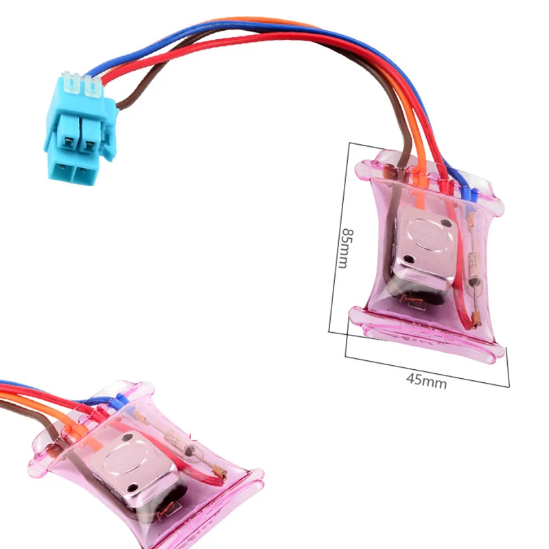 -7 degrés 4 câbles réfrigérateur dégivrage thermostat AC 250 V 10A-7 Celsius réfrigérateurs bimétalliques dégivrage thermostat accessoires 1 -7 degrés 4 câbles réfrigérateur dégivrage thermostat AC 250 V 10A-7 Celsius réfrigérateurs bimétalliques dégivrage thermostat accessoires 1