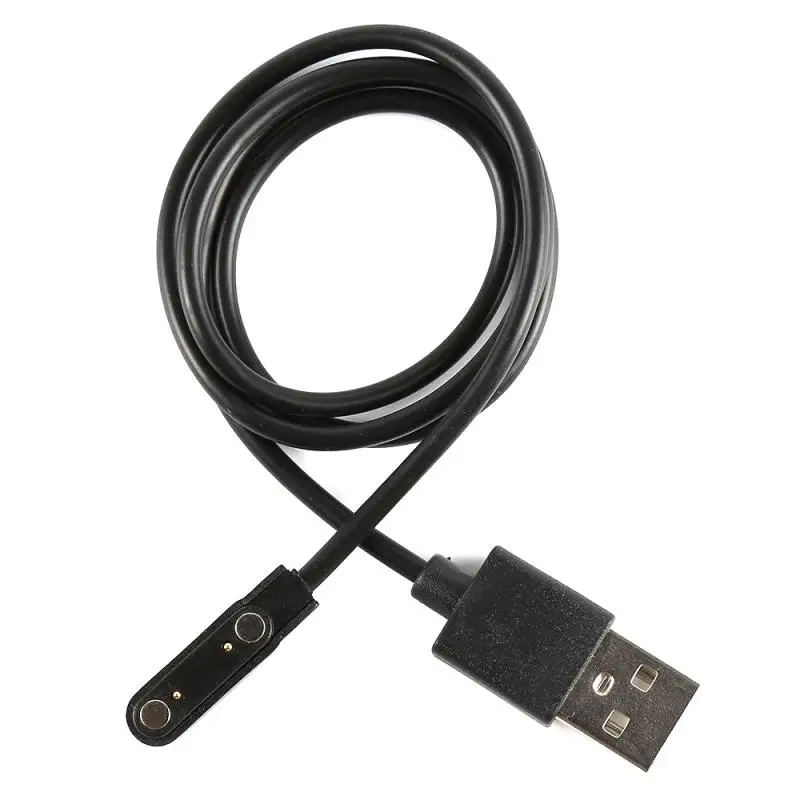 For Q12/S12/S2/Q15 Children's Watch Magnetic USB 2.0 Charging Data Cable Cord Power 2-pin Universal Smart Watch Charging Cable