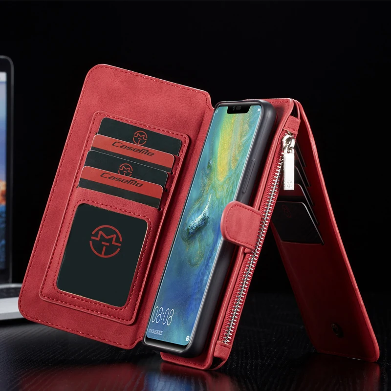 

Phone Case For Huawei P30 Pro P30 Lite Luxury Multifunction Stand Leather Magnetic Flip Wallet Slot For Huawei Mate 20 Pro Cover