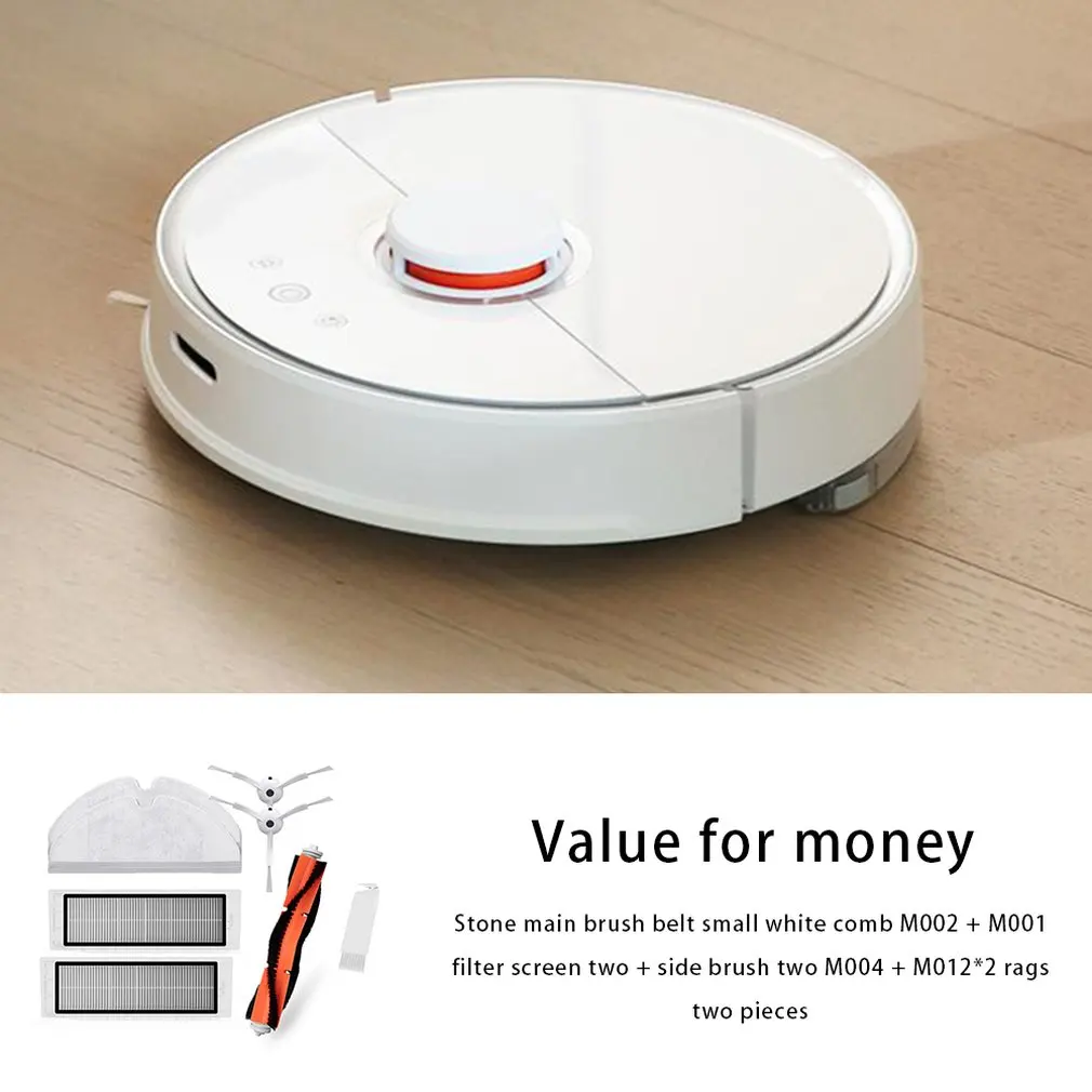Suitable for Xiaomi Roborock Robot Vacuum Cleaner Spare Parts Kits Filter Side Brush Main Brush Mop