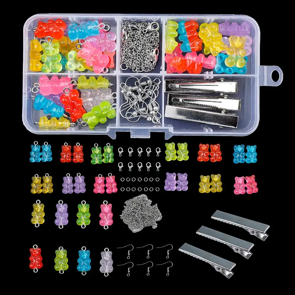 DIY Earrings Kit, Charms Pendants for Jewelry Making, Jewelry