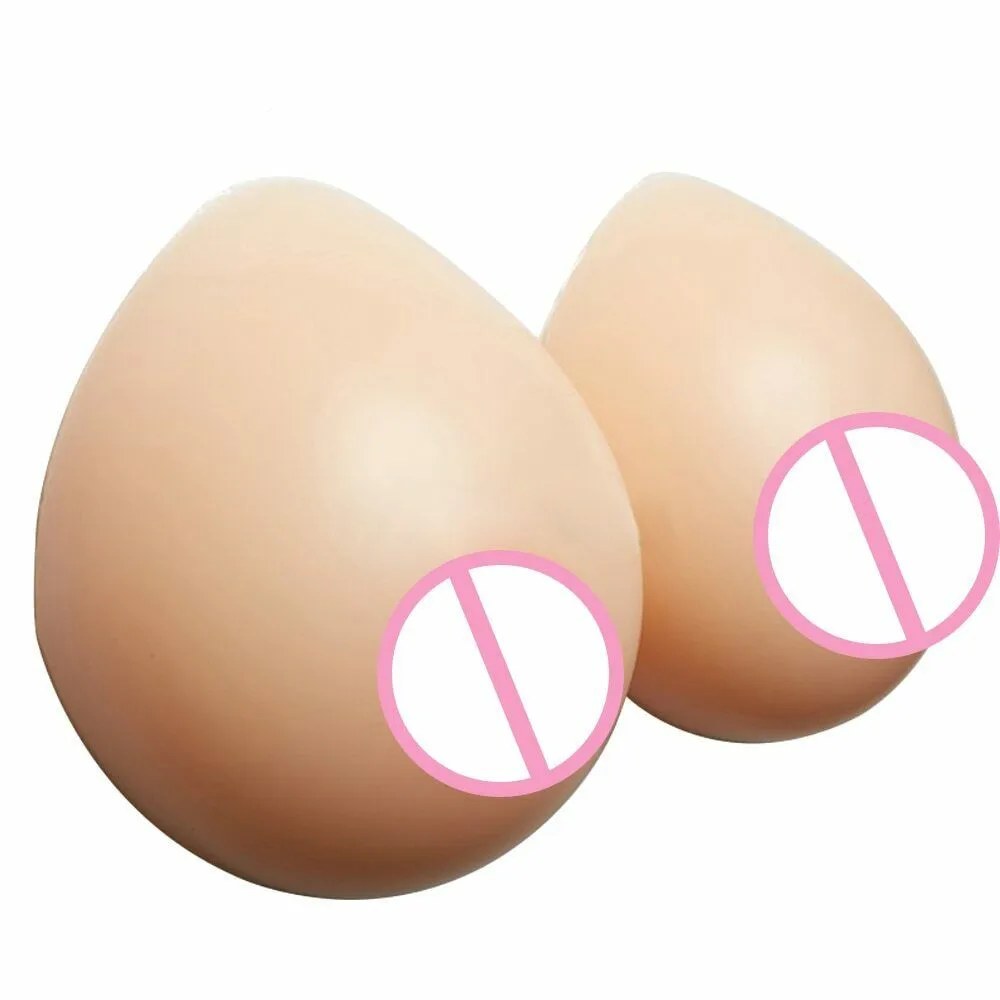 

Bra Pads 800g Realistic Silicone Breast Forms Fake Boobs For Shemale Transgender Lingerie