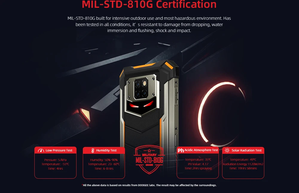 IP68/IP69K DOOGEE S88 Pro Rugged Mobile Phone 10000mAh telephones Helio P70 Octa Core 6GB RAM 128GB ROM smartphone Android 10 OS