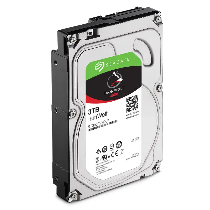 Внутренний жесткий диск Seagate IronWolf SATA3 с интерфейсом для жесткого диска 64 мб 128 256 Мб
