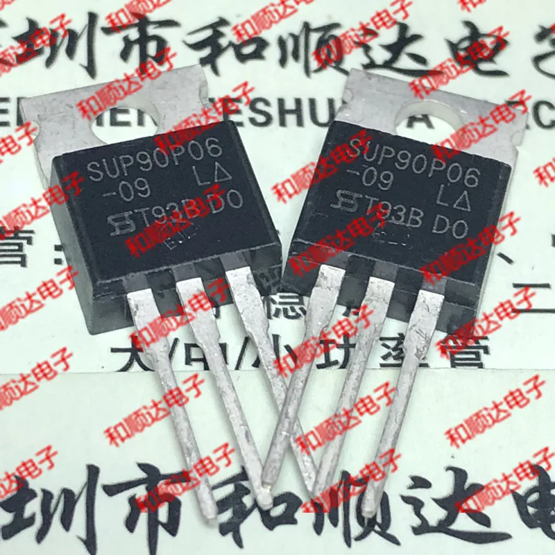 /5 шт/SUP90P06-09L TO-220-60 V-90A