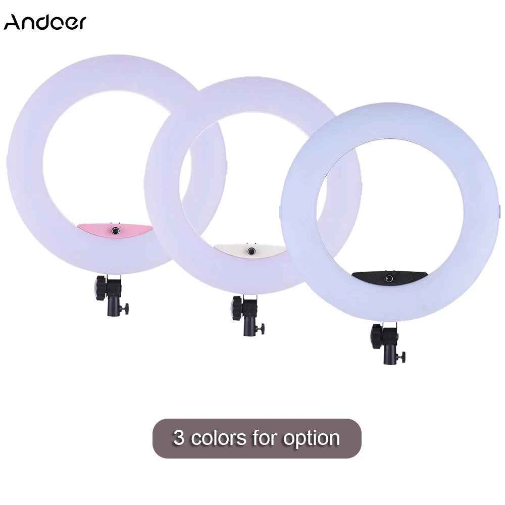

Russia Free Shipping FD-480II Ring Light Studio Light Ringlight Photography Lighting Led Video Photo Camera Light 3200-5500K