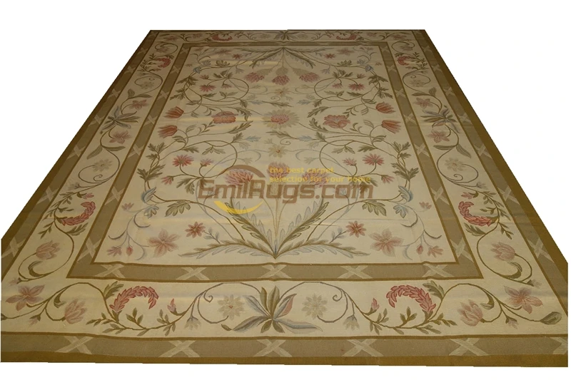 Французский aubusson rugs xpa204 9x12 светильник схема красивая страна ручной работы gc8aubyg13