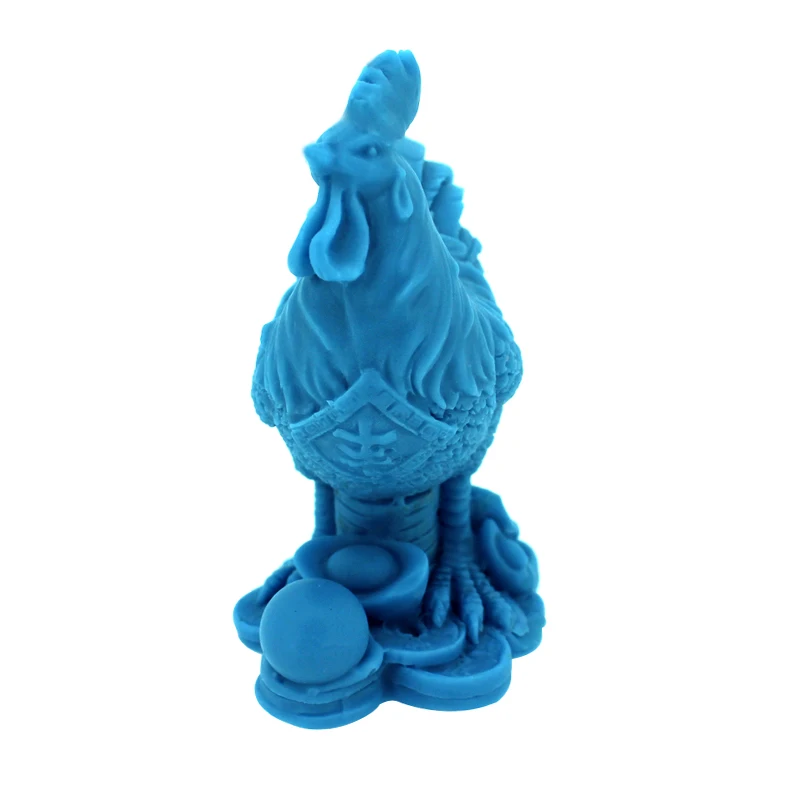 3D силиконовая форма для мыла с петухом, форма для вырезания соли, курицы, галльского петуха