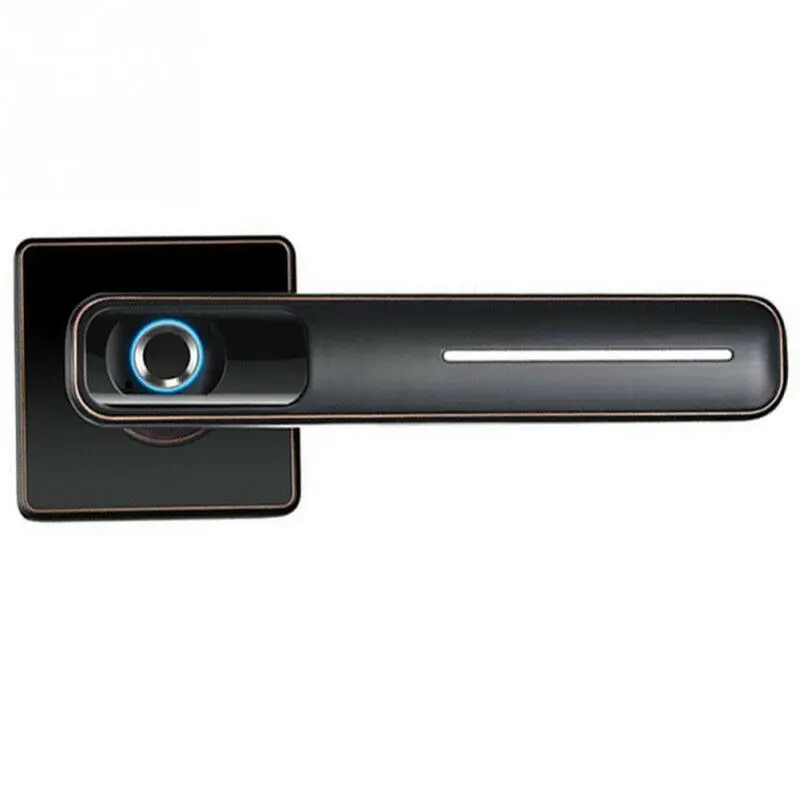 

Biometric Fingerprint Smart Electronic Durable Home Office Fingerprint Lock Security Anti Theft Stainless Steel USB Charging LED