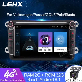 

2Din radio Car Android 8.1 multimedia player for Volkswagen Skoda Octavia golf 5 6 touran passat B6 polo tiguan yeti rapid bore