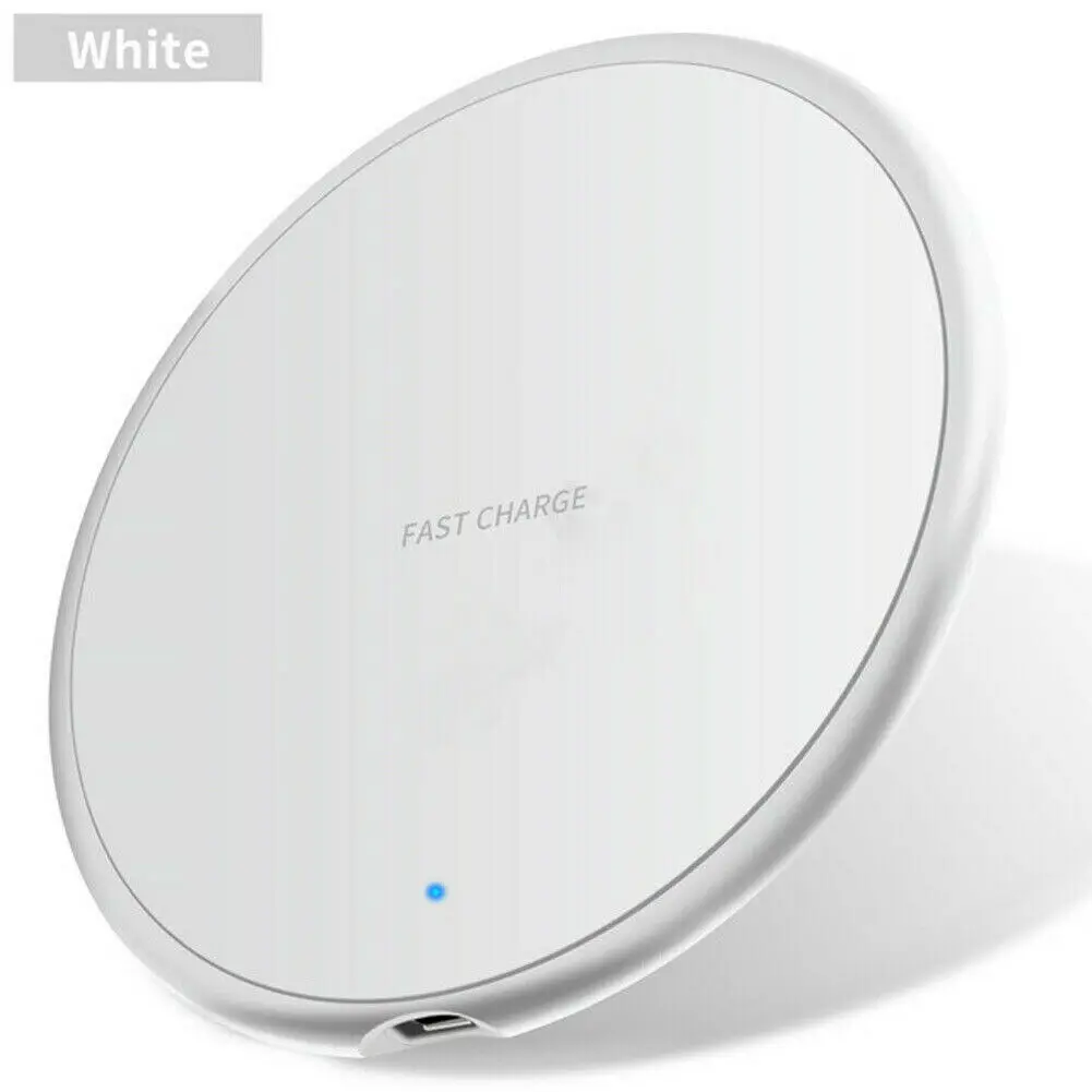 10W Qi Wireless Charger Fast Induction Wireless Charging Pad Quick Charging For iPhone 8 Plus X Samsung S8 S7 Nokia Lumia 1520 usb charger 12v Chargers