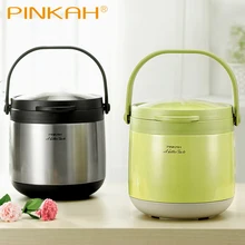 Bocaux thermo alimentaires en acier inoxydable 304, 3l et 4,5l, conserve la chaleur pendant 24 heures, boîte à Lunch isolante, sans électricité, cuisson sous vide