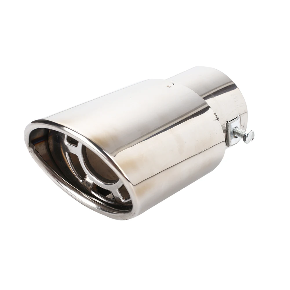 Exhaust Tail Car Tail Pipe Stainless Steel Muffler Tip Pipe Outlet Noise Reduction Diameter 66-86mm