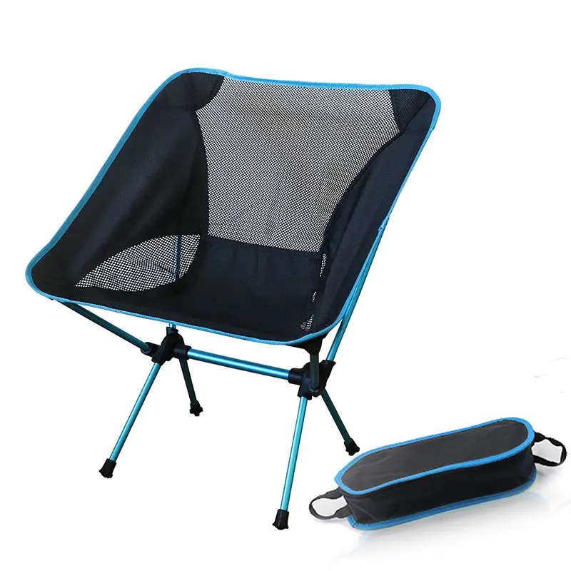 Портативное складное рыболовное кресло, Походное кресло, 600D Оксфорд, алюминиевое рыболовное кресло для пикника, барбекю, Пляжное Кресло - Цвет: SF73300SB