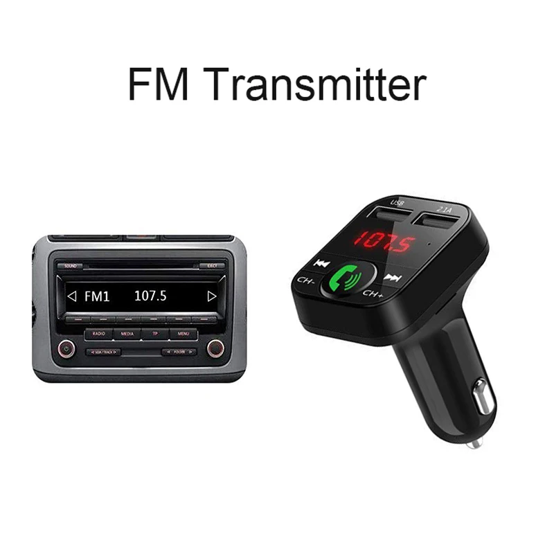 Автомобильный громкой связи беспроводной Bluetooth комплект fm-передатчик lcd Автомобильный MP3-плеер USB зарядное устройство fm-модулятор автомобильные аксессуары