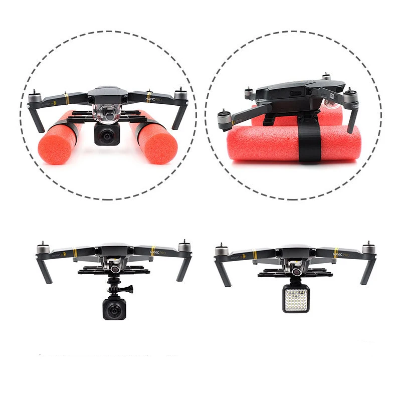 Посадочная Шестерня амортизация с плавающей на воде пеной для DJI Mavic Pro Аксессуары