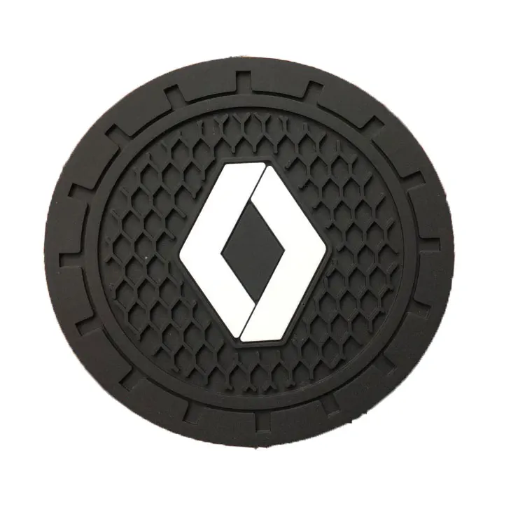 

1pcs Fashion Car-Styling Decoration PVC car non-slip coaster mat case For Citroens C4 C1 C5 C3 C6 C-ELYSEE VTS Car Accessories