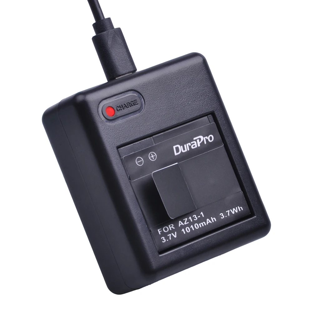 Аккумулятор для камеры AZ13 1 1010 мАч 2 шт. Перезаряжаемый Akku + USB двойное зарядное