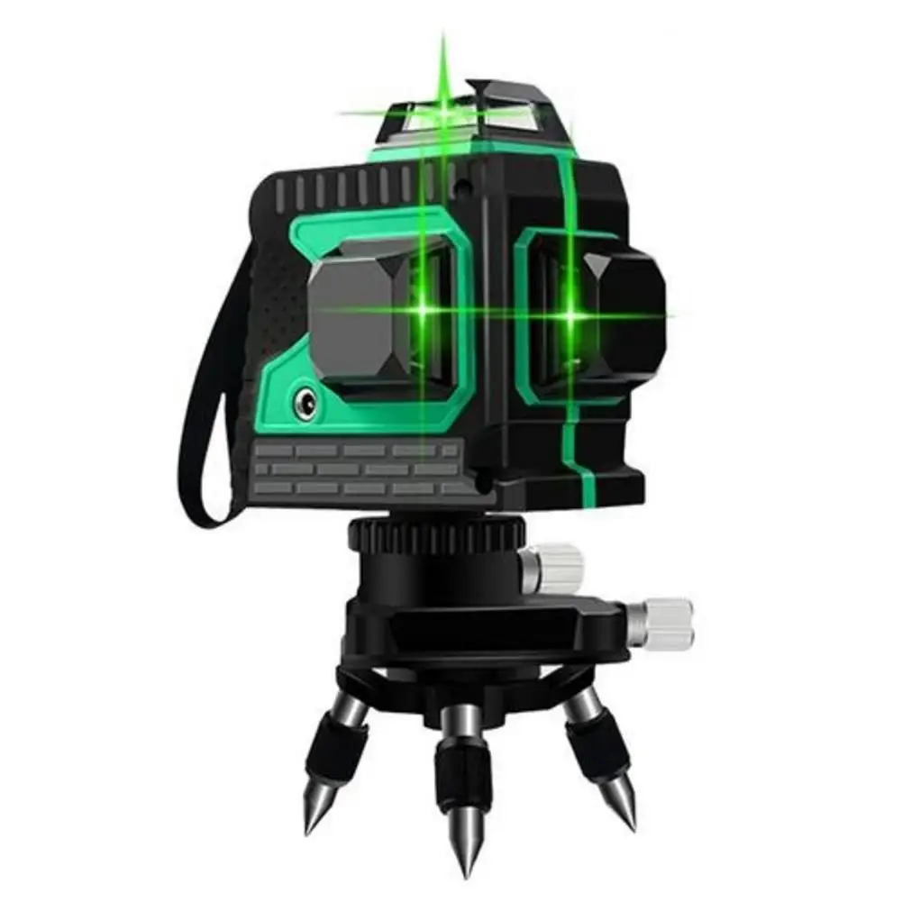 

Laser Level 12 Lines 3D Level Self-Leveling Horizontal&Vertical Cross Powerful Green 360 Degree Adjustment Higher Visibility