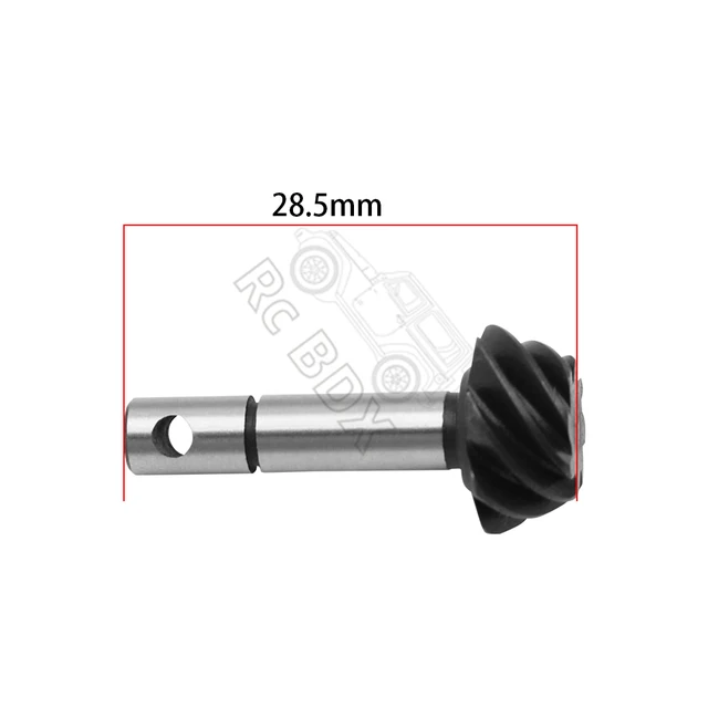 8T 24T/27T/30T/33T Steel Helical Bevel Axle Gear for 1/10 RC Crawler Axial SCX10 II III 90046 axi03014 Capra 1.9 utb 4