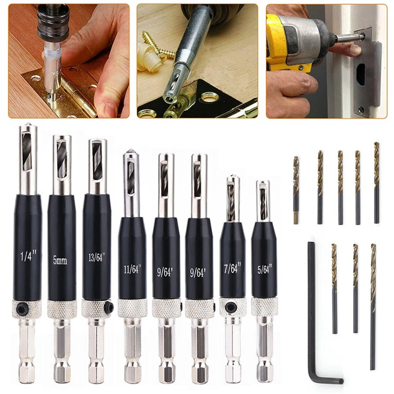Hardware Drilling Hinge Hole Opening Drill Bit Hinge Tapper Woodworking Tools Hardware Drilling Hinge Hole Opening Drill Bit Hinge Tapper Woodworking Tools