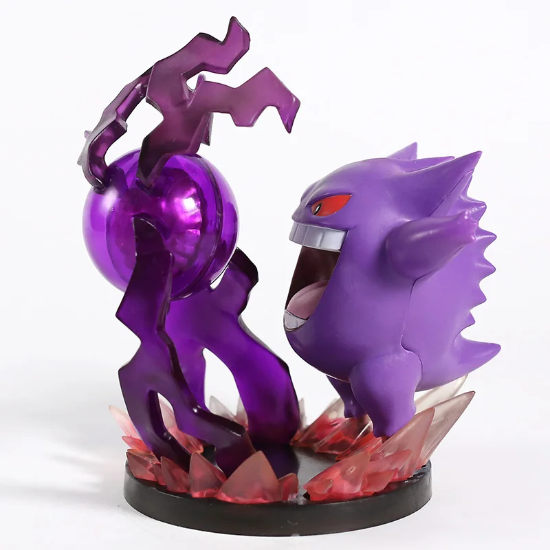 Аниме мультфильм монстр Mewtwo Gengar Charizard ПВХ Статуя Коллекционная модель игрушка; подарок