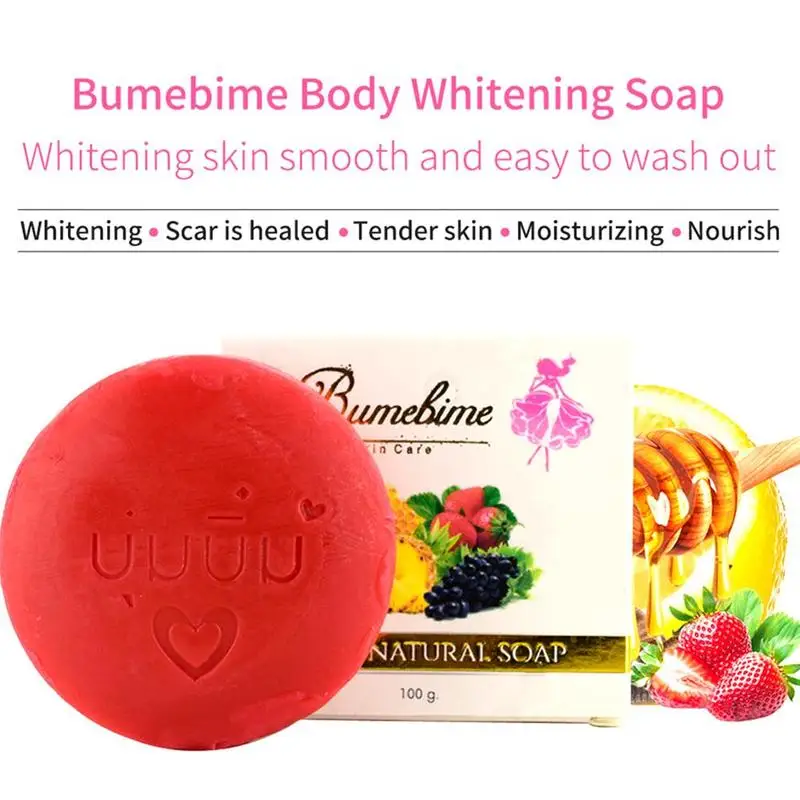 Natural Handmade Whitening Soap Fruits Extract Whitening Reduce Dark Spot White Skin Fast Bright Genuine Natural Handmade Whitening Soap Fruits Extract Whitening Reduce Dark Spot White Skin Fast Bright Genuine