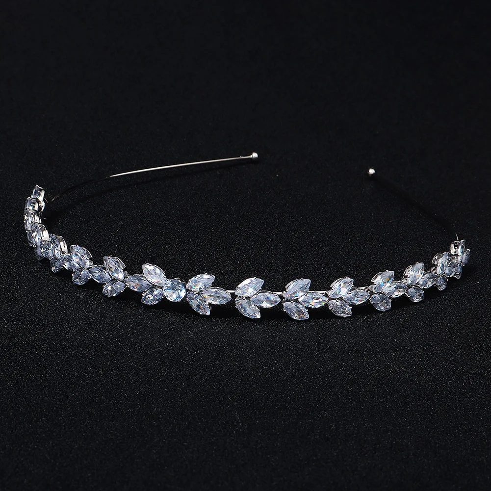 Cubic Zircon Hair Hoop Headbands for Women Hair Accessories Crown Wedding Bridal Jewelry Party Headpiece Gift Miallo hair accessory jewelry accessories hair headdress bridal headwear hair band crown