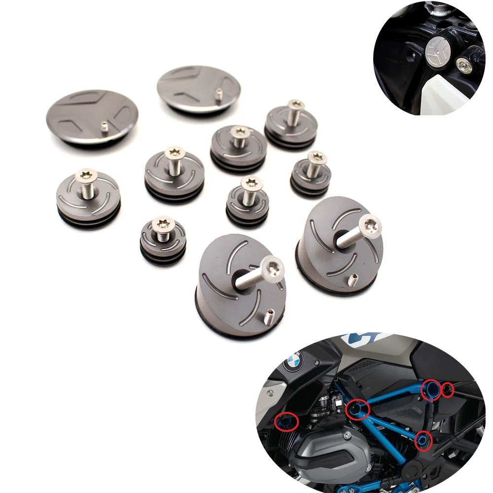 Для BMW R1200GS / Adventure R1200RT 2014 2018 2017 2016 2015 декоративные заглушки для рамы Набор