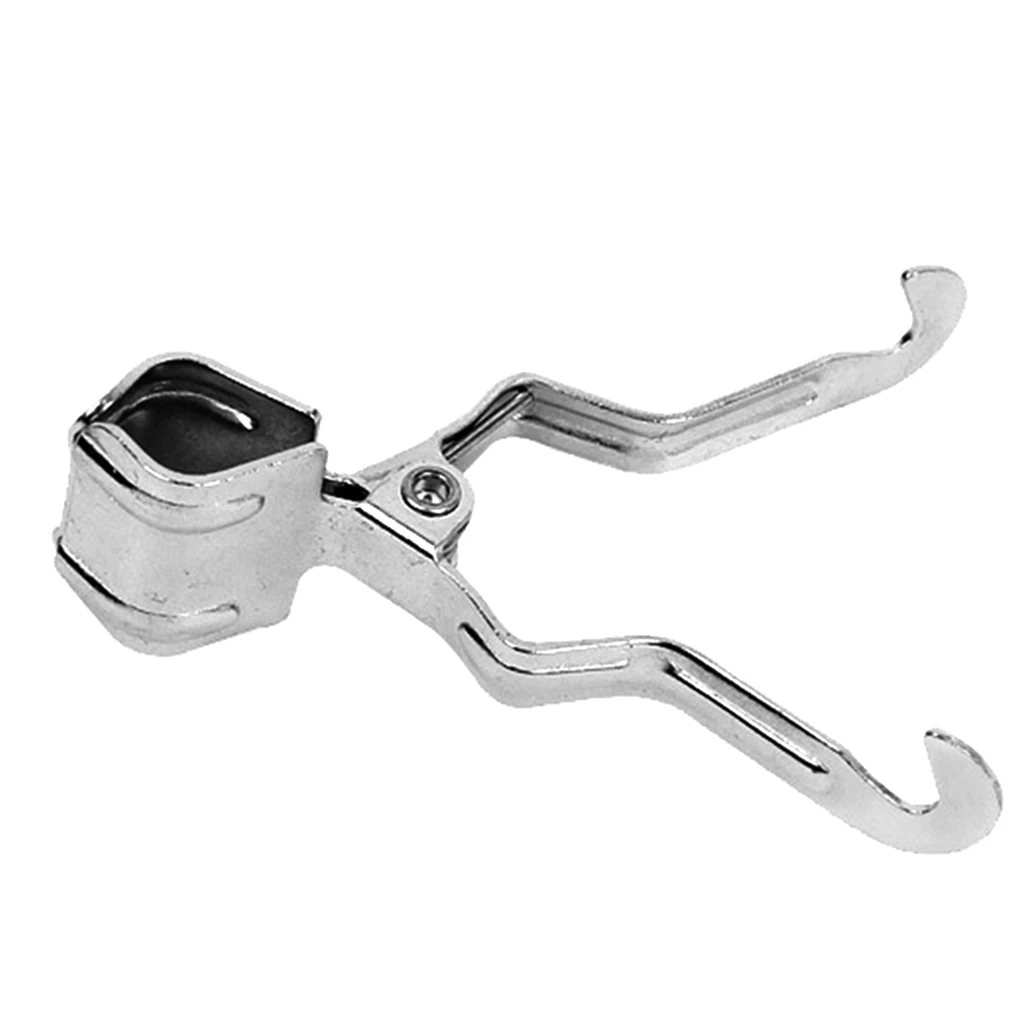 Multi-Functional Clamp On Lantern Hanger Clip Holder Light Lamp Hanging Hook for Tent Poles Outdoor Camping Hook, Silver